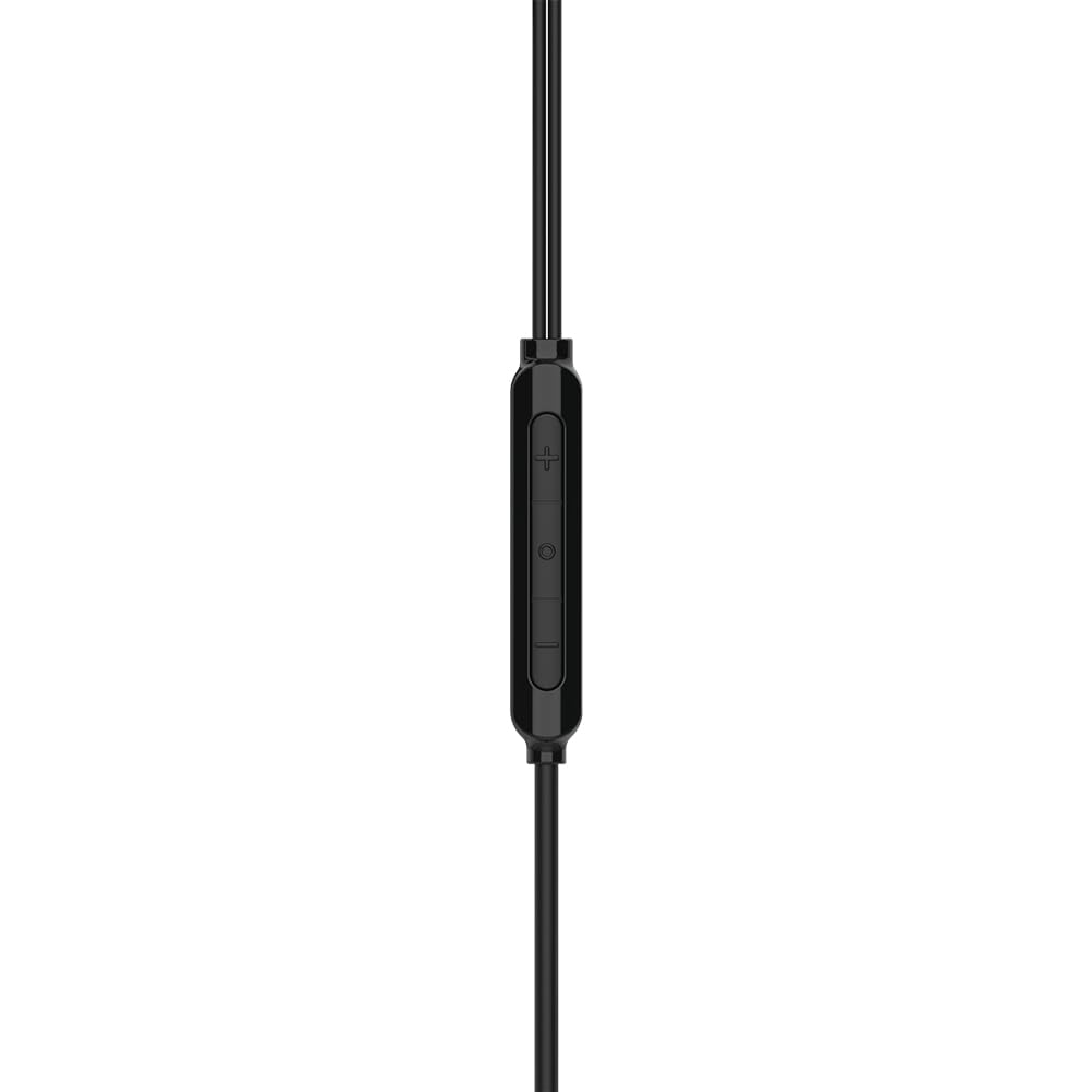 Philips Audio TAE1159BK/00 in-Ear Wired Earphones with C-Type Jack, 10mm Drivers, Inline Mic, Powerful Bass and Clear Sound, Tangle Free 1.2m Cable and 3 x Inter Changeable Ear Tips (Black)