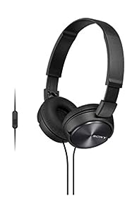 Sony Mdr-Zx310Ap Wired On Ear Headphones With Mic (Black)