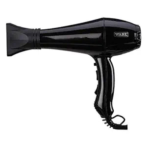 WAHL 5439-024 Super Dry Professional 2000 Watts Ionic Hair Dryer with Tourmaline Technology; 3 Heat Settings & 2 Speed Settings & Cool Shot Button; Black