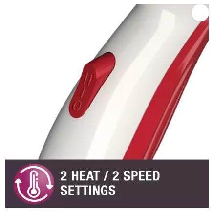 HAVELLS HD1901 Hair Dryer  (1200 W, White & Red)