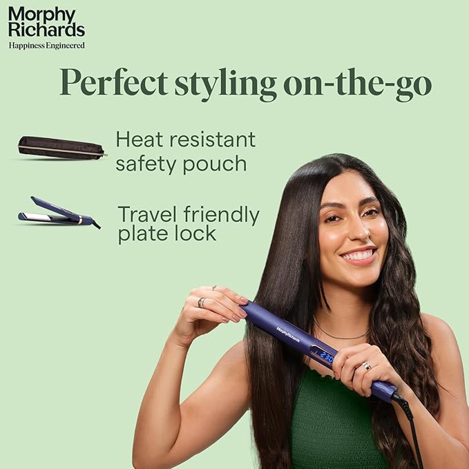 Morphy Richards 340044 Hair Straightener (Blue)