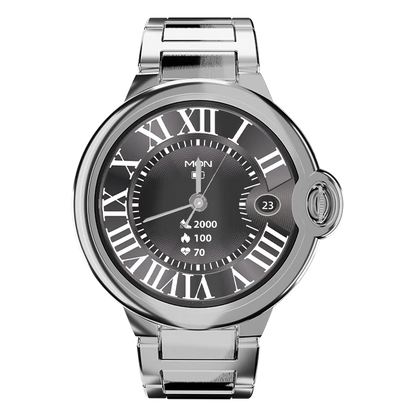 Fire-Boltt Topaz 3.30 cm (1.3 Inch) Round Luxury Smartwatch with Bluetooth Calling, Voice Assistant, Multiple Sports Modes