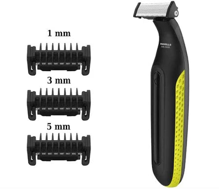 HAVELLS ST 7000 Rechargeable Dual-Blade Shaver + Trimmer (Yellow) Trimmer 60 min Runtime 3 Length Settings