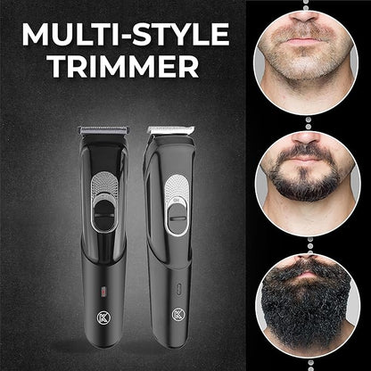 Kubra KB-2029 Rechargeable Cordless Beard & Hair Trimmer For Men (Black)