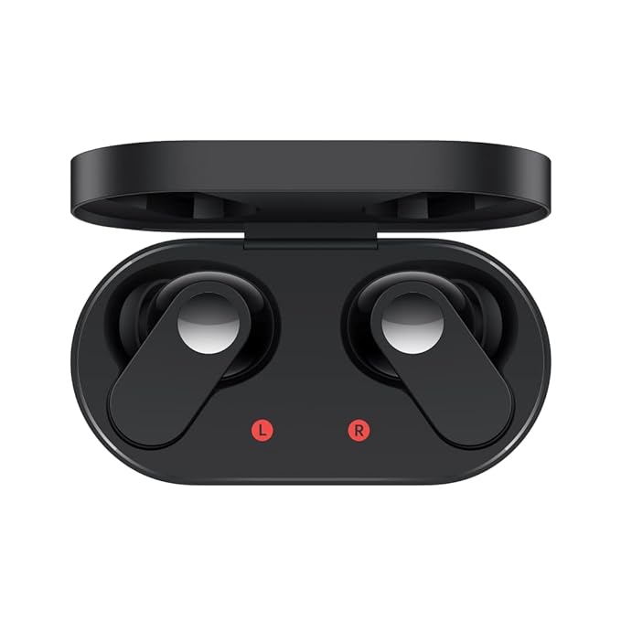 Oneplus Nord Buds True Wireless in Ear Earbuds with Mic, 12.4mm Titanium Drivers, Playback:Up to 30hr case, 4-Mic Design + AI Noise Cancellation, IP55 Rating, Fast Charging (Black Slate)