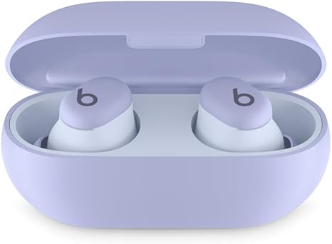 Beats Solo Buds USB-C case with Fast Charge Bluetooth  (Arctic Purple, True Wireless)