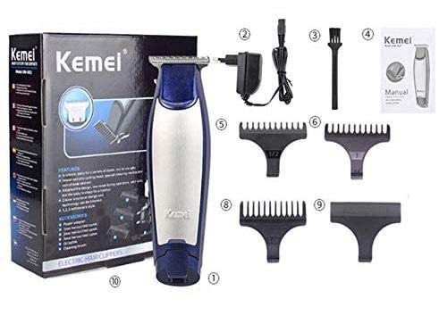 Kemei Original Km-5021 3 In 1 Rechargeable 0Mm Baldheaded Hair Trimmers Machine, Men