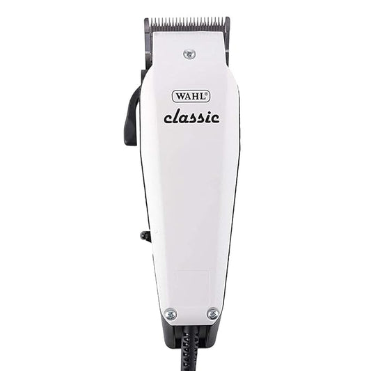 Wahl 08747-024 Corded Classic Series Clipper for Unisex; 6000 Rpm; 1-2 Mm Cutting Lengths; Taper Blades For Tapering And Fading; White