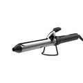 IKONIC CURLING TONG- 28MM (BLACK) Hair Curler with 8 inch Titanium Barrel, Heat Ready Indicator, Comfortable Rubber Grip, Safety Stand and Salon Length Swivel Cord for quick Salon like finish