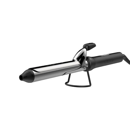 IKONIC CURLING TONG- 28MM (BLACK) Hair Curler with 8 inch Titanium Barrel, Heat Ready Indicator, Comfortable Rubber Grip, Safety Stand and Salon Length Swivel Cord for quick Salon like finish