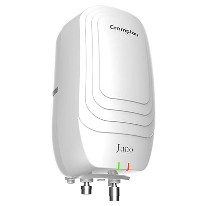 Crompton Juno 3-litres Instant Water Heater (Geyser) with Advance 4 Level Safety (White)