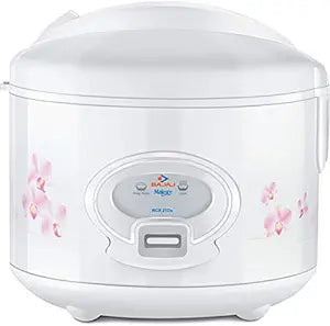 Bajaj Majesty New RCX21 DLX 550-Watt Deluxe Multifunction Cooker (White, 1.8 Liters, Plastic, Metal)