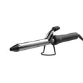 IKONIC CURLING TONG- 22MM 8inch Titanium Barrel Hair Curler Machine (BLACK & GOLDEN) with Safety Clip, Comfortable Rubber Grip for Salon like Hair Curls, Professional Hair Styling Tool CT-22