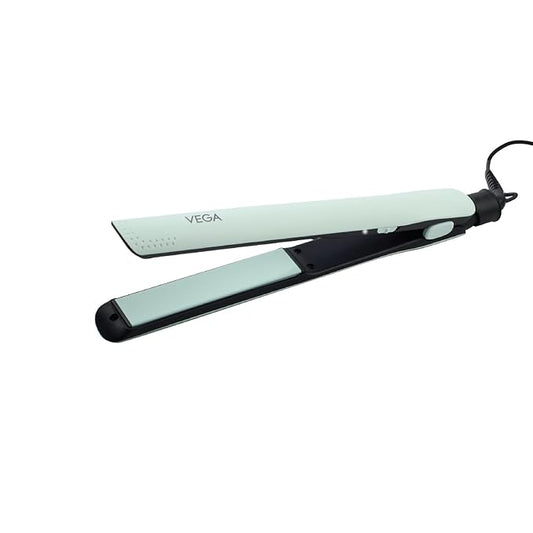 Vega Argan Shine Hair Straightener for Women with Argan Oil Infused Ceramic Coated 3D Floating Plates, Quick Heatup, Travel Friendly, for Hair Styling, (VHSH-33)