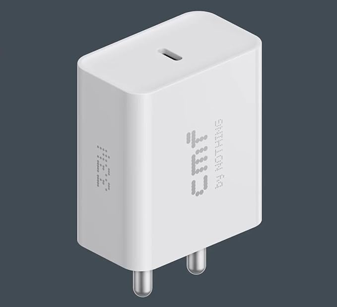 CMF 33W Type-C Power Fast Charger Adapter for CMF Phone 1 | Nothing Phone 2a Plus | Phone 2a, 2,1 | 33-watt Quick Charge 3A Wall Android Charging Adaptor for Nothing Mobile, White