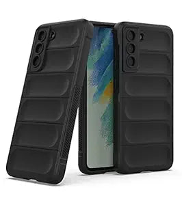 Amazon Brand - Solimo Mobile Cover for Samsung Galaxy S21 FE (Silicone_Black)