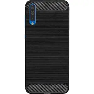 Amazon Brand - Solimo Back Cover Case for Samsung Galaxy A50 | Compatible for Samsung Galaxy A50 Back Cover Case | 360 Degree Protection | Soft and Flexible (TPU | Matte Black)