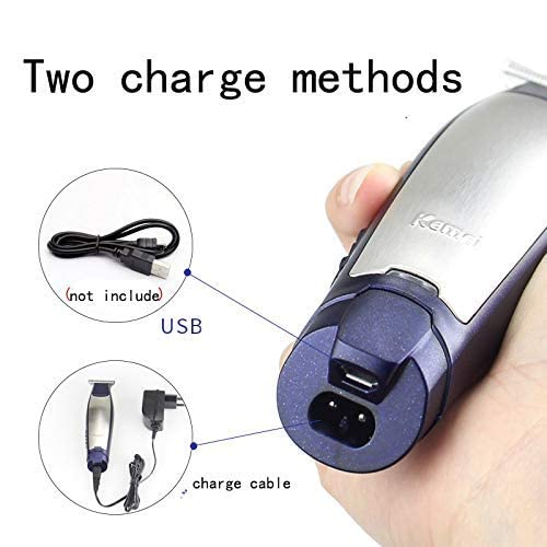 Kemei Original Km-5021 3 In 1 Rechargeable 0Mm Baldheaded Hair Trimmers Machine, Men