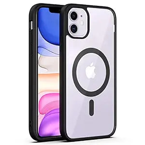 Amazon Basics Back Case Cover for iPhone 11 (Thermoplastic Polyurethane_Black)