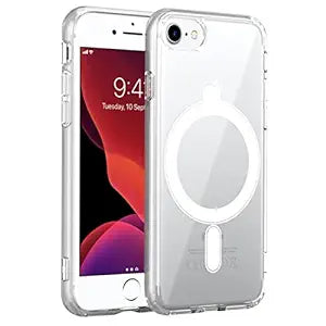 Amazon Basics Back Case Cover for 7 8/iPhone Se 2020 (Thermoplastic Polyurethane_Clear)