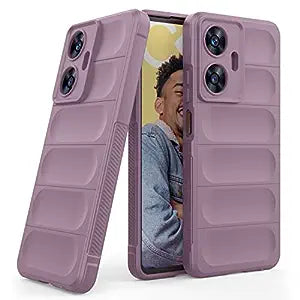 Amazon Basics Back Case Cover for Narzo N55 / Realme C55 (Silicone_Lavender)