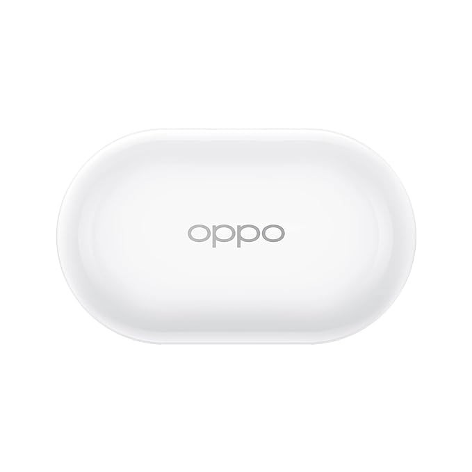 OPPO Enco Buds Bluetooth True Wireless in Ear Earbuds(TWS) with Mic, 24H Battery Life, Supports Dolby Atmos Noise Cancellation During Calls, IP54 Dust & Water Resistant,(White, True Wireless)