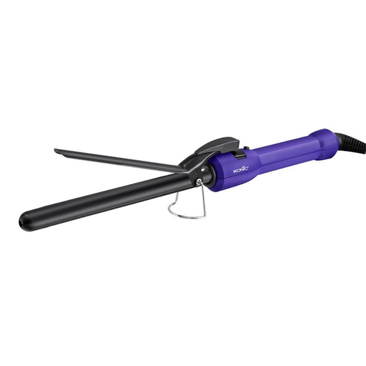 IKONIC Curl Me Up- 19mm Hair Curler Purple with Ceramic Barrel, Heat Ready Indicator, Comfortable Rubber Grip, Safety Stand and Salon Length Swivel Cord for quick Salon like finish