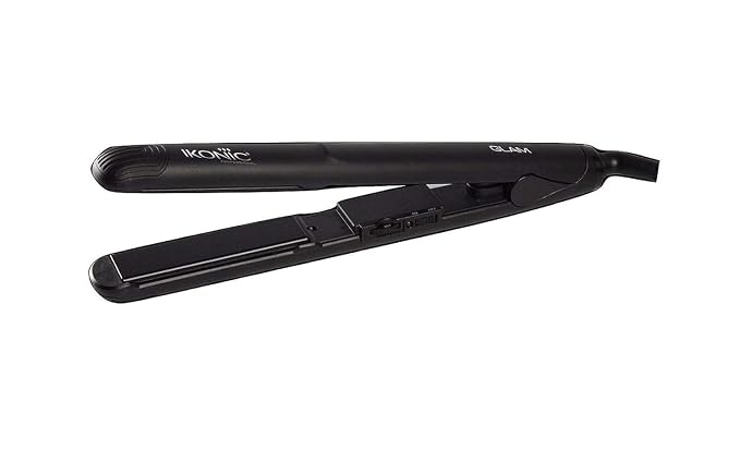 Ikonic Glam Hair Straightener For Women With Professional Cutting-Edge Floating Tourmaline Ceramic Plates Ideal For Straighteneing, Curls, Waves Auto Controlled Heat Setting Super Stylish
