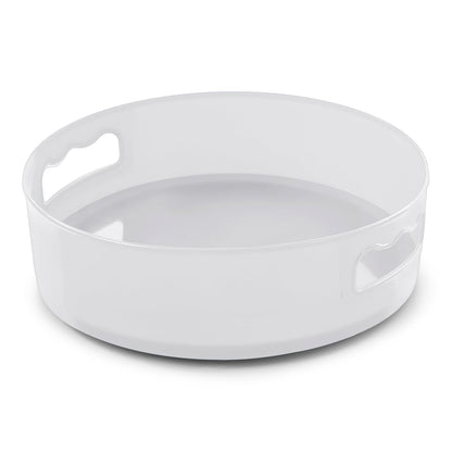 KITCHEN ESSENTIALS COMBO (Clazkit Plastic Portable Toothbrush (Pack of 2) & HomeWiz Multi-Purpose 360° Rotating Organizer Tray (Pack of 2)