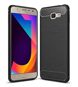 Amazon Brand - Solimo Back Cover Case for Samsung Galaxy J7 Prime/Samsung On Nxt | Compatible for Samsung Galaxy J7 Prime/Samsung On Nxt Back Cover Case | Soft and Flexible (TPU | Matte Black)