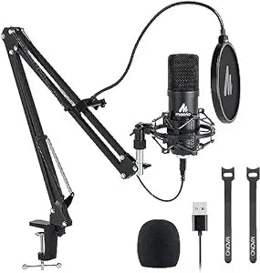 MAONO AU-A04 Condenser USB Microphone Kit (Black)