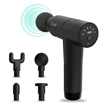 Cult Volt Pro Silicone head, 4500mAh battery, Pain Relief, Deep Tissue Full body gun Massager