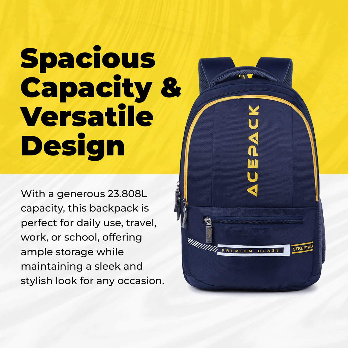 ACEPACK Medium 22 L Laptop Backpack Adventure (Blue)