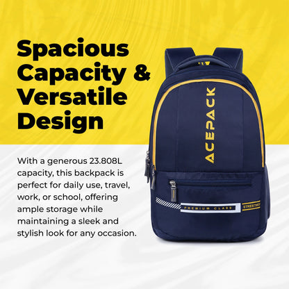 ACEPACK Medium 22 L Laptop Backpack Adventure (Blue)