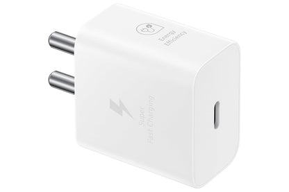 Charger & Cable Combo (Samsung Original 25W USB Type-C Travel Adaptor & Type C to C Cable)
