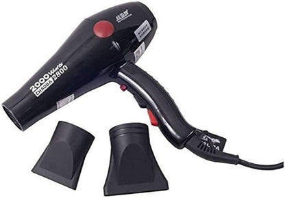 CHAOBA Plastic 2000 Watts Professional Hair Dryer (Black)