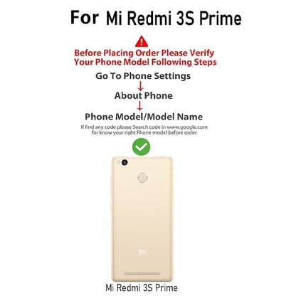 Amazon Brand- Solimo Flip for Mi Redmi 3S Prime (Leather_Black)