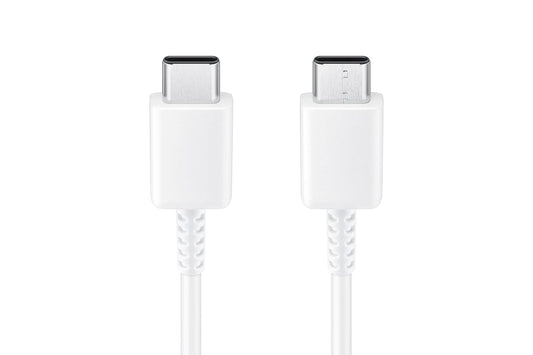 Charger & Cable Combo (Samsung Original 25W USB Type-C Travel Adaptor & Type C to C Cable)
