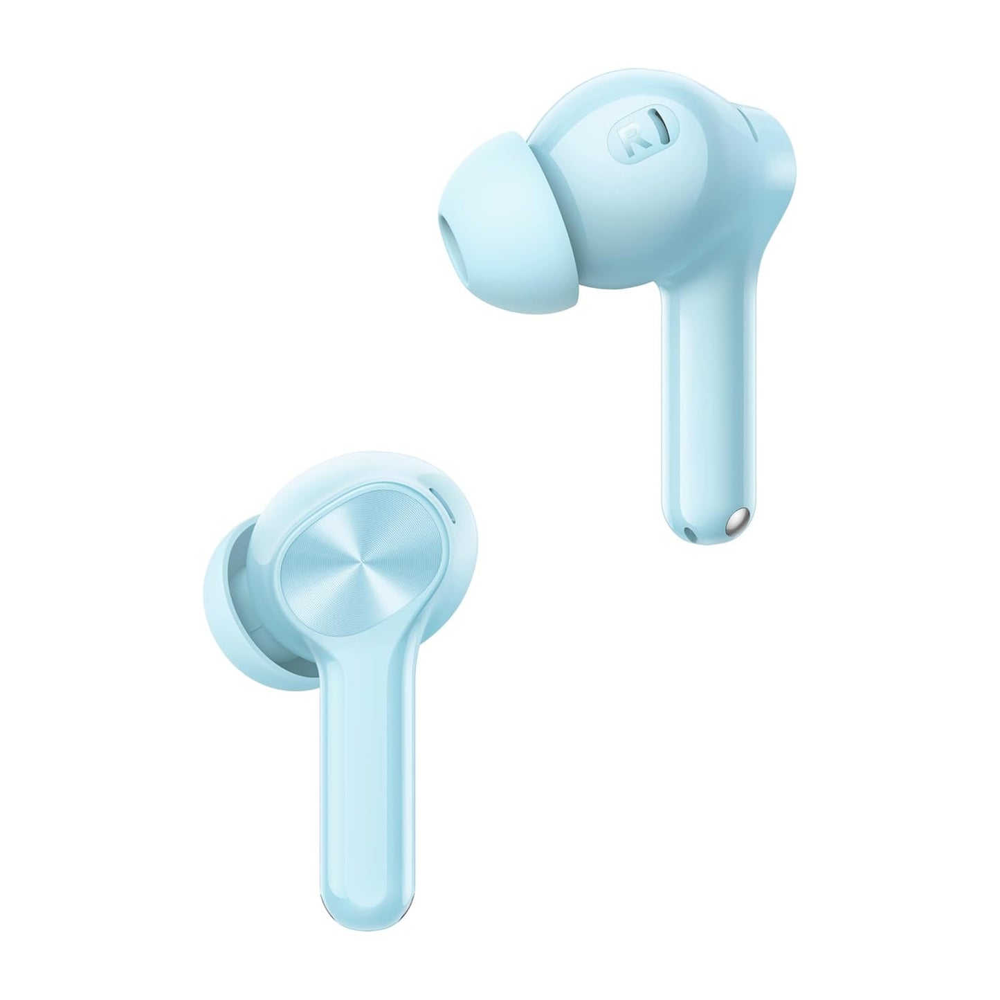 Realme Buds T200x True Wireless Earbuds with 12.4mm Dynamic Bass Drivers, 25 dB ANC, Quad Mic, 45ms Latency, Upto 48 Hrs Playback, Fast ChargeIP55 Rated, BT 5.4 (Frost Blue)