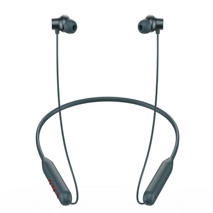 pTron Newly Launched Tangent Eon BT V5.3 Wireless in Ear Neckband, Trutalk AI-ENC for Clear Calls, 13Mm Dynamic Driver, Deep Bass, Type-C Fast Charging, Dual Pairing, Voice Assistant & IPX5 (Grey)