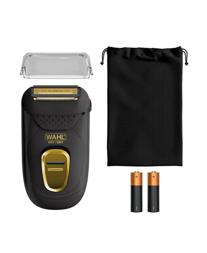 WAHL Down Under Waterproof Compact Shaver for Men with Skin Protection System, Travel Lock, Battery Saver, Wet and Dry Shave, 3 Cut system For Smooth and Bump-free Shave, Storage pouch, 3028088