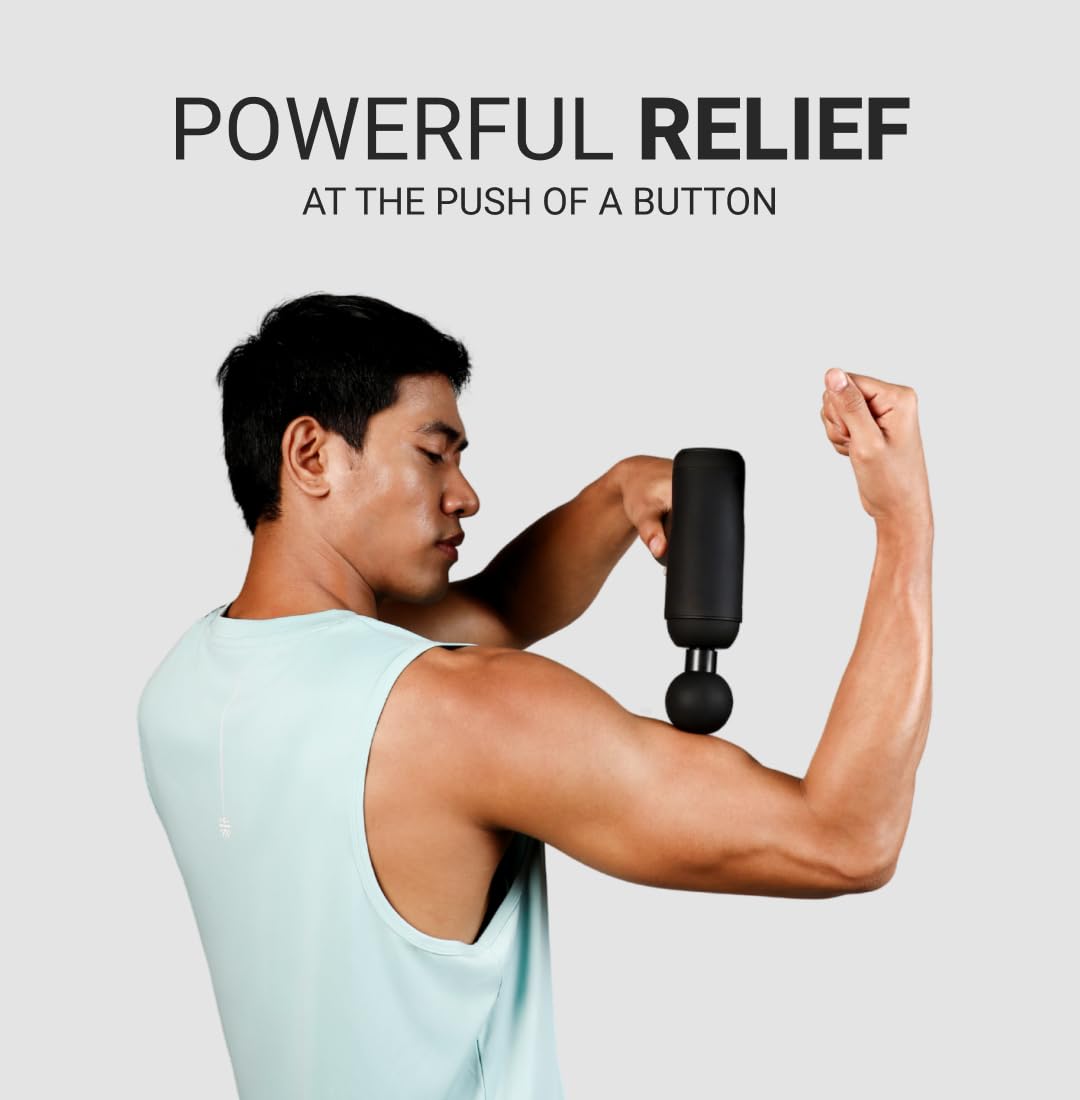 Cult Volt Neo Gun massager Silicone Head, Pain Relief, Deep Tissue Full Body Gun Massager