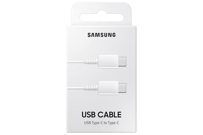 Charger & Cable Combo (Samsung Original 25W USB Type-C Travel Adaptor & Type C to C Cable)