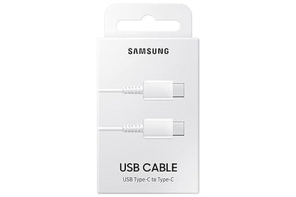 Samsung Original Type C to C Cable - 3.28 Feet (1 Meter) Compatible with Smartphone,White