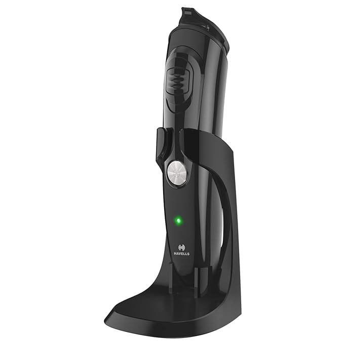 Havells GS6400 Quick Charge Multi-Grooming Kit with Beard, Detail and Nose Trimmer, 50,Minutes Runtime (Black)