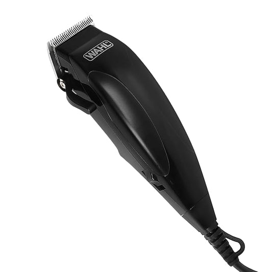 WAHL Home Cut Black Edition Hair Clipper Complete Hair Cutting Clipper with Thumb Adjustable Taper & Travel Pouch, Powerful Electromagnetic Motor with 14,400 strokes per min, 9243-5724