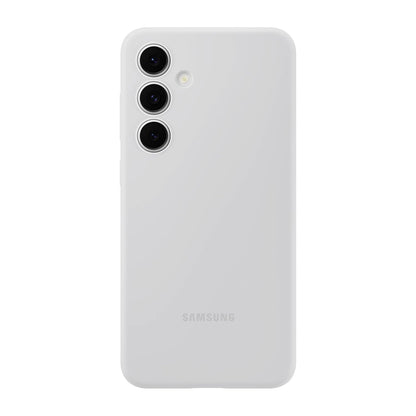 Samsung Galaxy S24 FE Silicone Phone Case, Protective Cover with Color Variety, Smooth Grip, Soft and Sleek Design, Seamless Fit, US Version, Gray