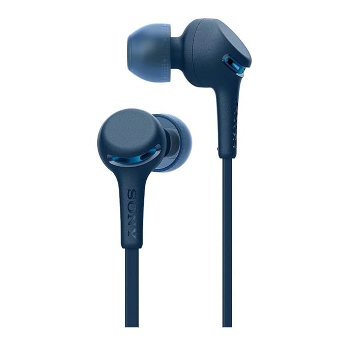 Sony WI-XB400 Wireless Extra Bass in-Ear Headphones with 15 hrs Battery, Quick Charge, Magnetic Earbuds, Tangle Free Cord, BT Ver 5.0, Work from Home,Bluetooth Headset with Mic for Phone Calls (Blue)