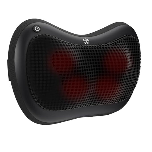 Cult Deep Cure Pillow Massager, Shiatsu 3D Kneading rollers for neck, back, Pain Relief, Corded Electric massager