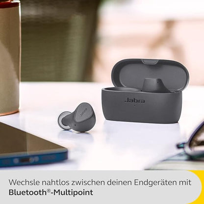 Jabra Elite 4 Wireless Earbuds,Active Noise Cancelling,Comfortable Bluetooth Earphones with Spotify Tap Playback,Google Fast Pair,Microsoft Swift Pair&Dual Pairing-Dark Grey,in-Ear